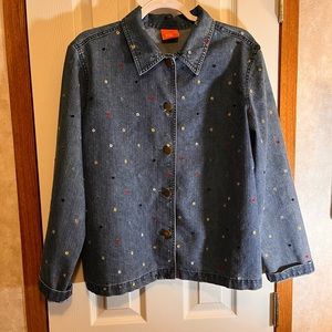 Hearts Of Palms Jean Button Down